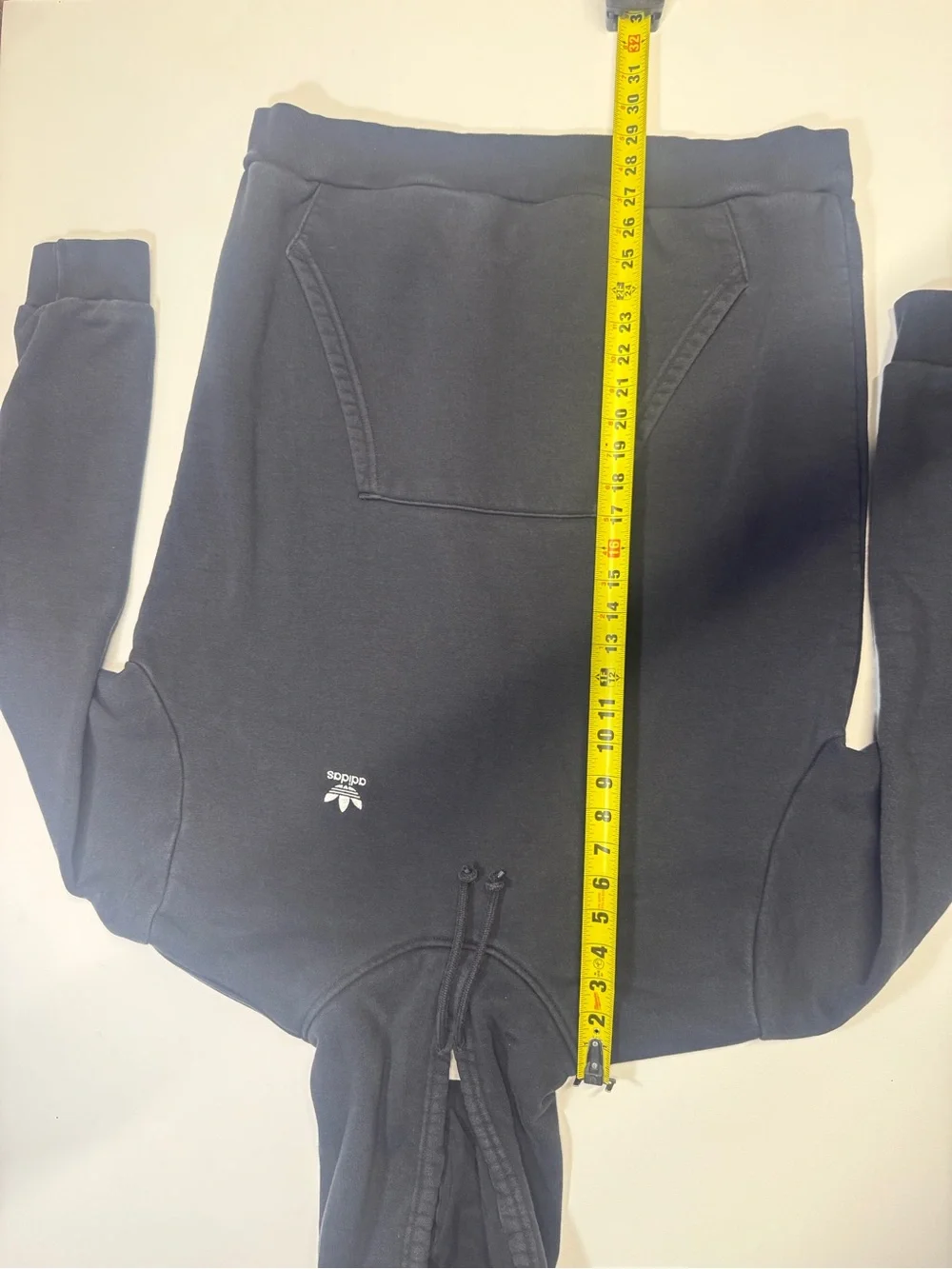 adidas Black Trefoil Pullover Hoodie